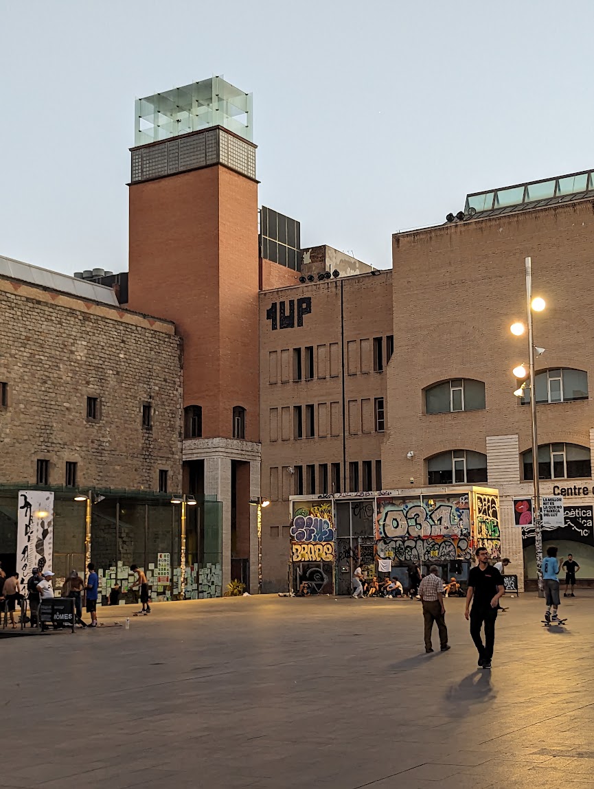 Macba Plaza, Barcelona, Spain